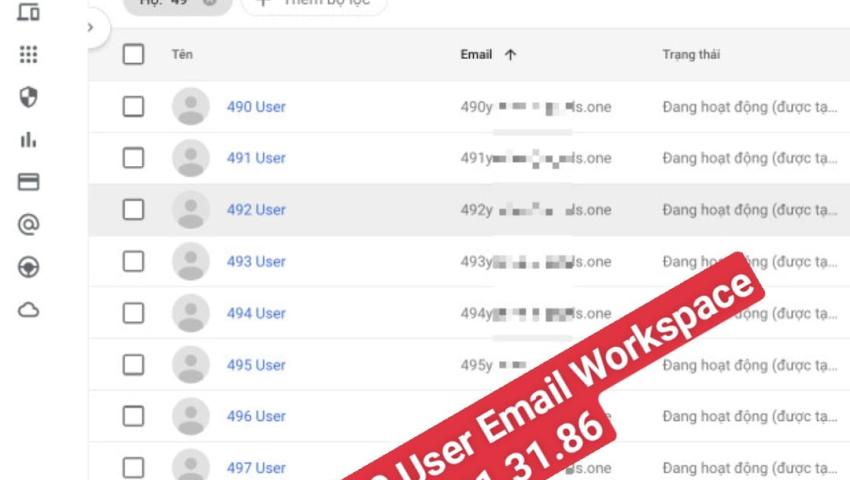 Triển khai gói 500 User Email Google Workspace cho doanh nghiệp